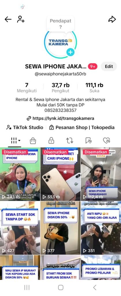 Sewa iphone jakarta